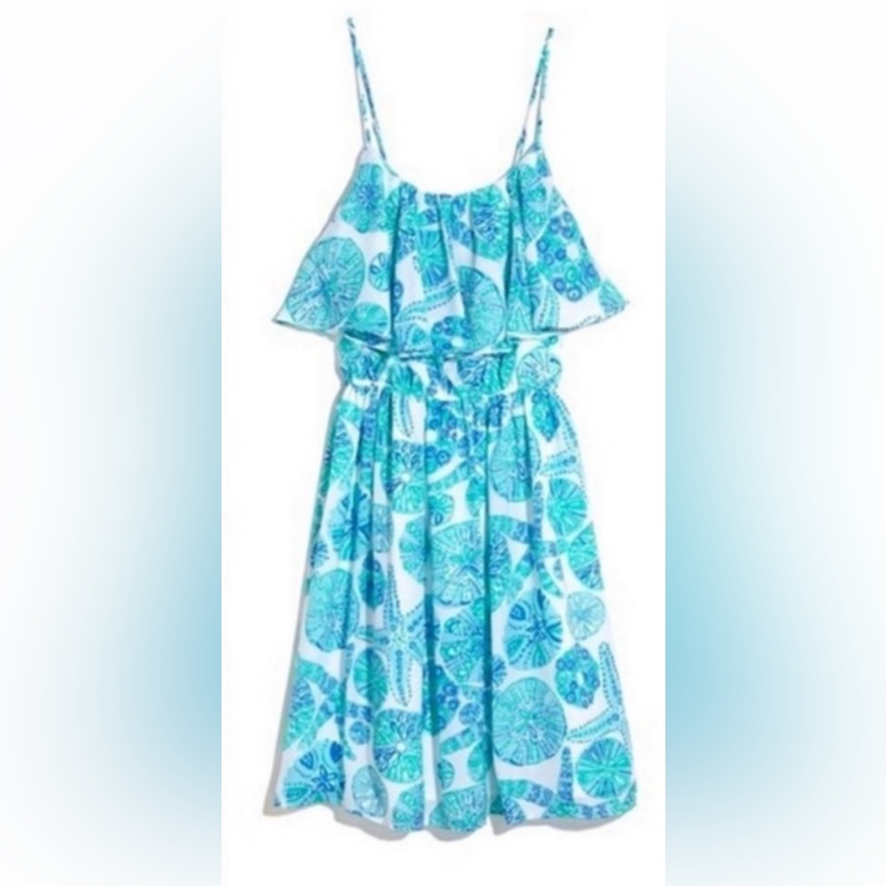 Lilly Pulitzer Starfish Ruffle Beach Vacation Sundress